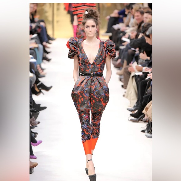 Louis Vuitton Fall 2009 Runway Red Multicolor Skirt - Picture 6 of 6